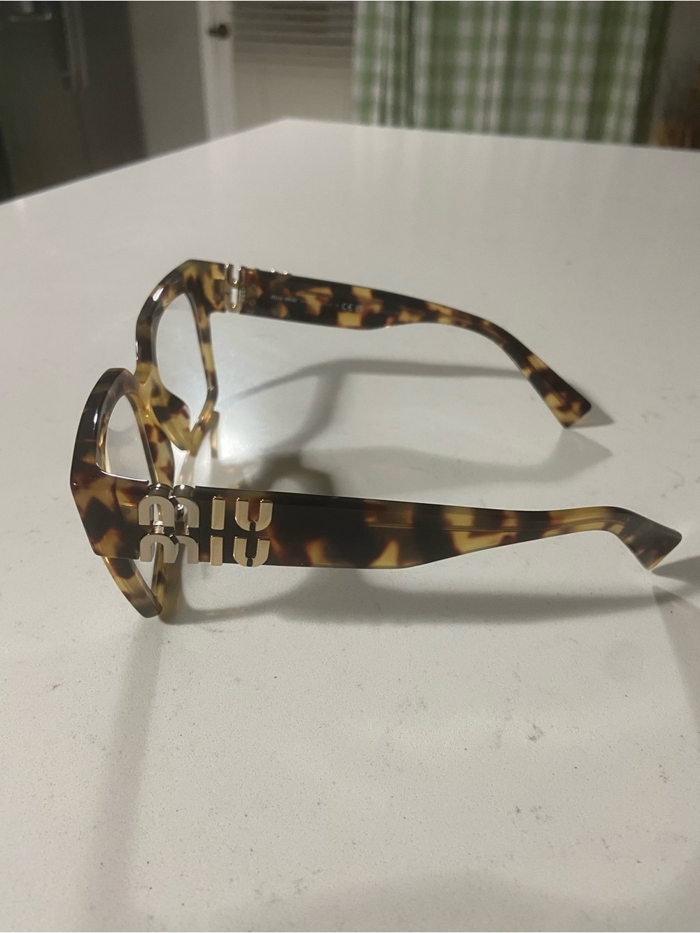 Miu Miu Tortoiseshell Square Optical Glasses - Brown New without tags - Picture 5 of 5